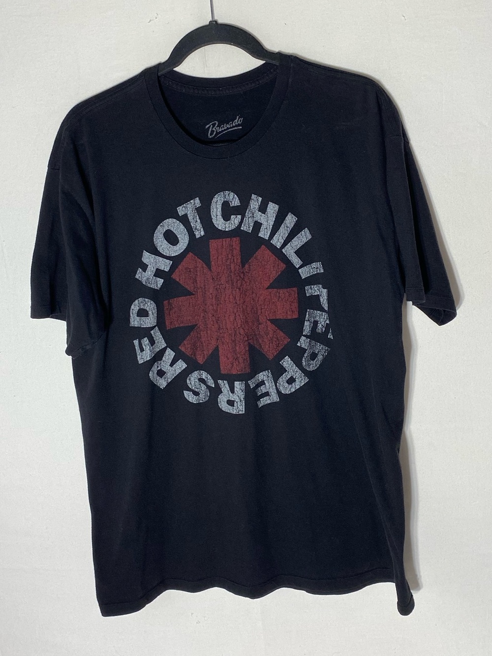 Bravado Black Red Cotton Hot Chili Peppers Graphic Tee Band Tee XL